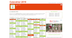 Desktop Screenshot of calendrier-2019.com